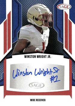 2024 SAGE HIT - Autographs Red #A-WWJ Winston Wright Jr. Front