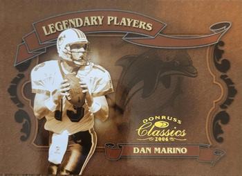 2006 Donruss Classics - Legendary Players Gold #LP-4 Dan Marino Front