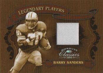 2006 Donruss Classics - Legendary Players Jerseys #LP-1 Barry Sanders Front