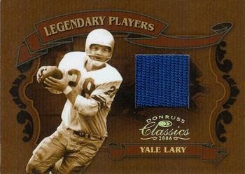 2006 Donruss Classics - Legendary Players Jerseys #LP-7 Yale Lary Front