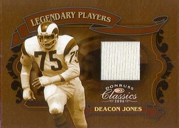 2006 Donruss Classics - Legendary Players Jerseys #LP-15 Deacon Jones Front