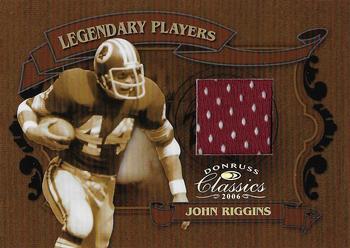 2006 Donruss Classics - Legendary Players Jerseys #LP-20 John Riggins Front