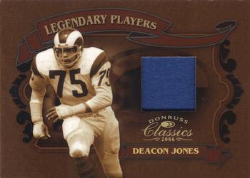 2006 Donruss Classics - Legendary Players Jerseys Prime #LP-15 Deacon Jones Front
