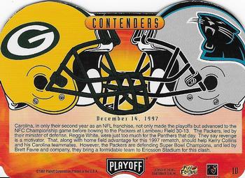 1997 Playoff Contenders - Clash #10 Kerry Collins / Reggie White Back