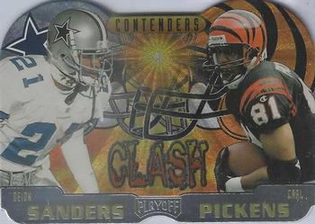 1997 Playoff Contenders - Clash #11 Deion Sanders / Carl Pickens Front