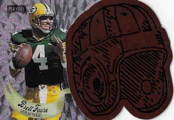 1997 Playoff Contenders - Leather Helmets #3 Brett Favre Front