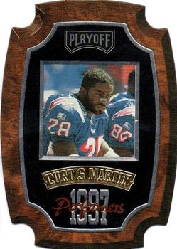1997 Playoff Contenders - Performer Plaques #30 Curtis Martin Front
