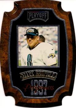 1997 Playoff Contenders - Performer Plaques #33 Mark Brunell Front