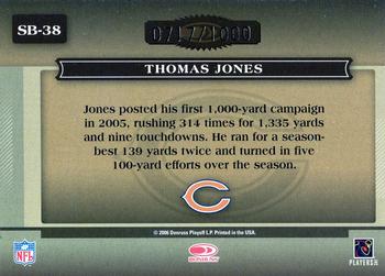 2006 Donruss Classics - Sunday's Best Bronze #SB-38 Thomas Jones Back