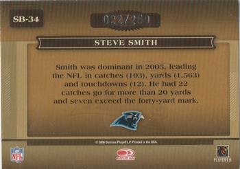 2006 Donruss Classics - Sunday's Best Silver #SB-34 Steve Smith Back
