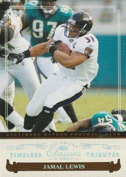 2006 Donruss Classics - Timeless Tributes Silver #8 Jamal Lewis Front