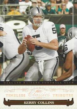 2006 Donruss Classics - Timeless Tributes Silver #72 Kerry Collins Front
