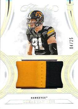 2023 Panini Flawless Collegiate - Rookie Patches #RP10 Lukas Van Ness Front