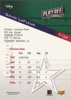 1997 Playoff Zone #138 David LaFleur Back