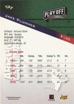 1997 Playoff Zone #145 Jake Plummer Back
