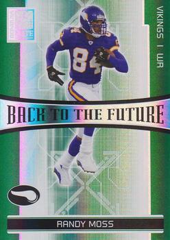 2006 Donruss Elite - Back to the Future Green #BTF-9 Randy Moss / Nate Burleson Front