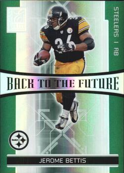 2006 Donruss Elite - Back to the Future Green #BTF-14 Jerome Bettis / Willie Parker Front