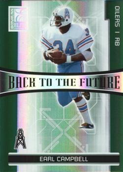 2006 Donruss Elite - Back to the Future Green #BTF-18 Earl Campbell / Chris Brown Front