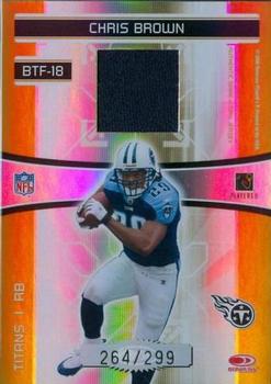 2006 Donruss Elite - Back to the Future Jerseys #BTF-18 Earl Campbell / Chris Brown Back