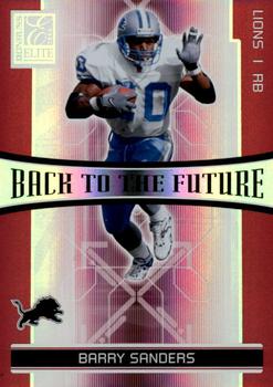 2006 Donruss Elite - Back to the Future Red #BTF-6 Barry Sanders / Kevin Jones Front