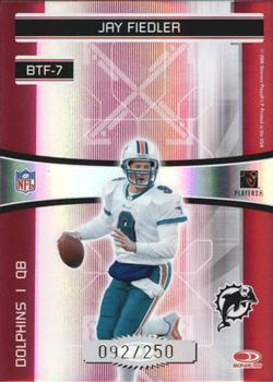 2006 Donruss Elite - Back to the Future Red #BTF-7 Bob Griese / Jay Fiedler Back