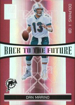 2006 Donruss Elite - Back to the Future Red #BTF-15 Dan Marino / Ronnie Brown Front