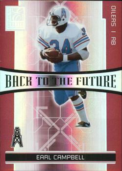 2006 Donruss Elite - Back to the Future Red #BTF-18 Earl Campbell / Chris Brown Front