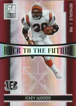2006 Donruss Elite - Back to the Future Red #BTF-20 Ickey Woods / Rudi Johnson Front