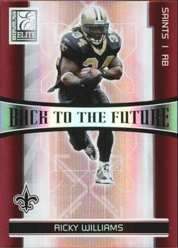2006 Donruss Elite - Back to the Future Red #BTF-25 Ricky Williams / Deuce McAllister Front