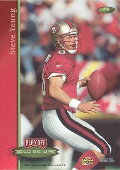 1997 Playoff Zone - Close Up #9 Steve Young Back