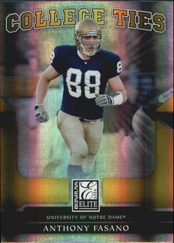 2006 Donruss Elite - College Ties Gold #CT-16 Anthony Fasano Front