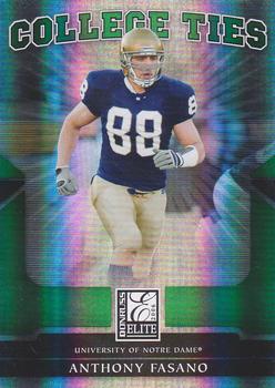 2006 Donruss Elite - College Ties Green #CT-16 Anthony Fasano Front