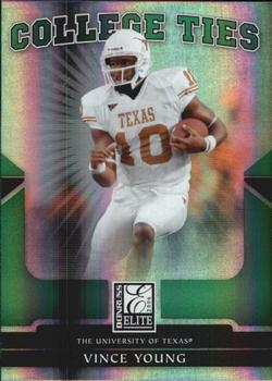2006 Donruss Elite - College Ties Green #CT-19 Vince Young Front
