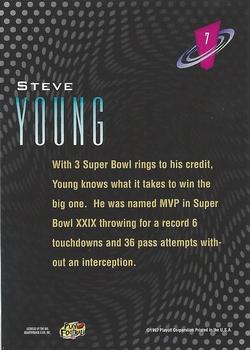 1997 Playoff Zone - Frenzy #7 Steve Young Back