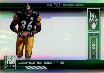 2006 Donruss Elite - Passing the Torch Green #PT-10 Jerome Bettis Front