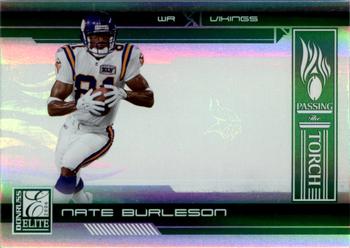 2006 Donruss Elite - Passing the Torch Green #PT-17 Nate Burleson Front