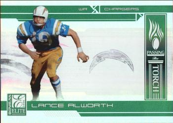 2006 Donruss Elite - Passing the Torch Green #PT-20 Lance Alworth Front