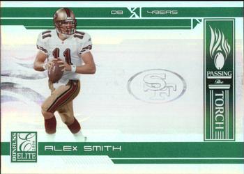 2006 Donruss Elite - Passing the Torch Green #PT-21 Alex Smith / Steve Young Front
