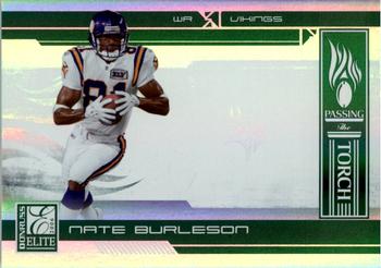2006 Donruss Elite - Passing the Torch Green #PT-29 Nate Burleson / Cris Carter Front