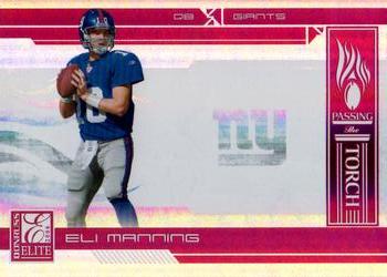 2006 Donruss Elite - Passing the Torch Red #PT-7 Eli Manning Front