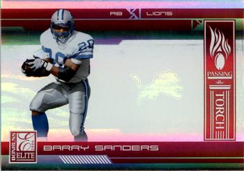 2006 Donruss Elite - Passing the Torch Red #PT-14 Barry Sanders Front