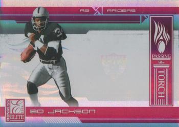 2006 Donruss Elite - Passing the Torch Red #PT-16 Bo Jackson Front