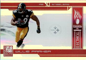 2006 Donruss Elite - Passing the Torch Red #PT-25 Willie Parker / Jerome Bettis Front