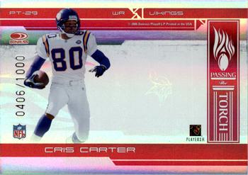 2006 Donruss Elite - Passing the Torch Red #PT-29 Nate Burleson / Cris Carter Back