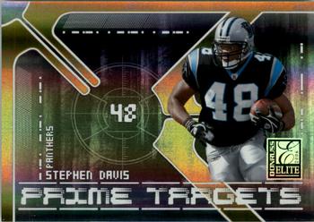 2006 Donruss Elite - Prime Targets Gold #PT-5 Stephen Davis Front