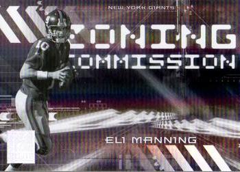 2006 Donruss Elite - Zoning Commission Black #ZC-8 Eli Manning Front