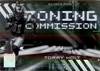 2006 Donruss Elite - Zoning Commission Black #ZC-20 Torry Holt Front