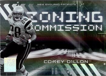 2006 Donruss Elite - Zoning Commission Black #ZC-37 Corey Dillon Front