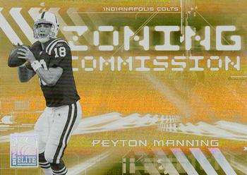 2006 Donruss Elite - Zoning Commission Gold #ZC-5 Peyton Manning Front