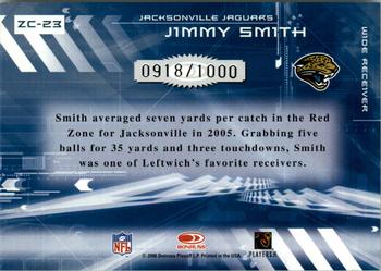 2006 Donruss Elite - Zoning Commission Gold #ZC-23 Jimmy Smith Back